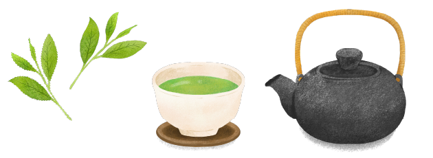 テアニン:緑茶などに含まれるアミノ酸の一種