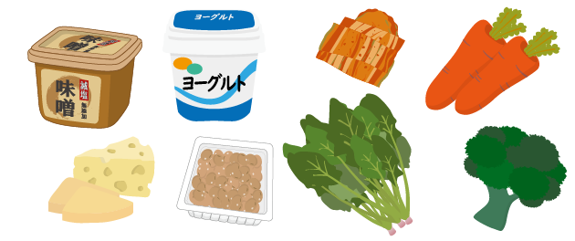 食生活を改善し腸内環境を良好にする