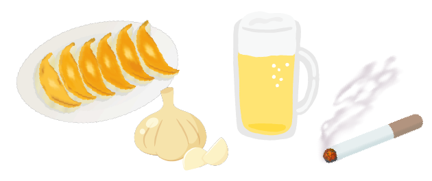 そのほかの原因：生活習慣や胃からくる口臭など