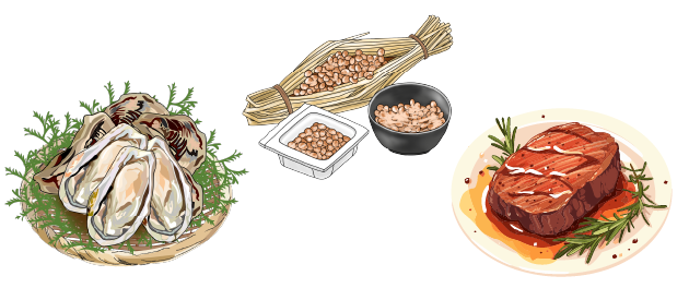 亜鉛を多く含む食べ物